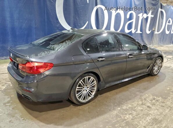 WBAJB9C54JB036545 2018 BMW M5 Gray Հետևի աջ