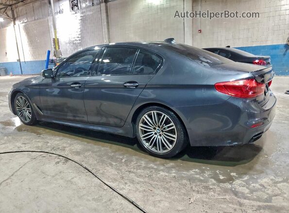 WBAJB9C54JB036545 2018 BMW M5 Gray Հետևի ձախ