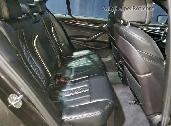WBAJB9C54JB036545 2018 BMW M5 Gray Հետևի նստատեղերի տեսք