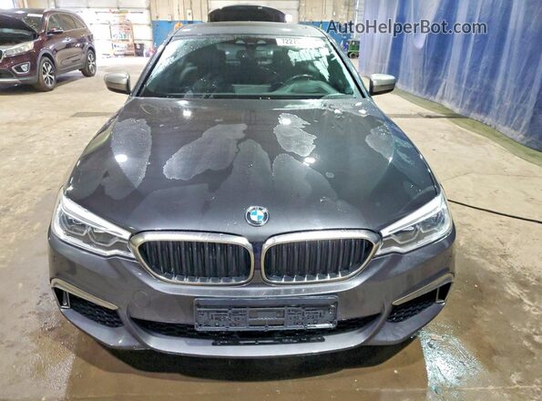 WBAJB9C54JB036545 2018 BMW M5 Gray Դիմացի տեսք