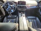 2018 Bmw M550xi Gray vin: WBAJB9C59JB035844