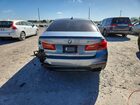 2018 Bmw M550xi Gray vin: WBAJB9C59JB035844