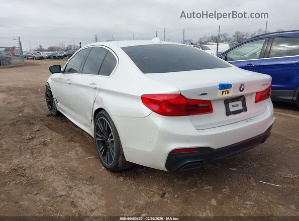 WBAJE7C5XKWD55456 2019 BMW 5 SERIES Белый Задняя левая четверть