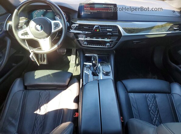 WBAJS7C06LCD34796 2020 BMW M5 Charcoal Dashboard view