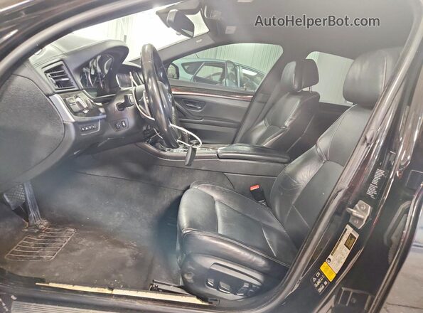 WBAKP9C55GD980289 2016 BMW 5 SERIES Черный Вид салона спереди
