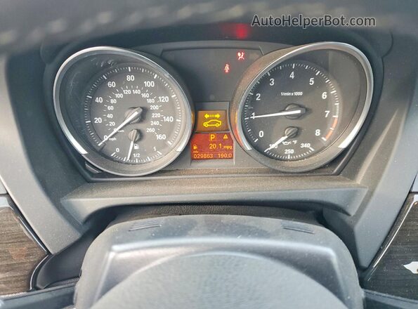 WBALL5C50GP557983 2016 BMW Z4 Gray Вид щитка приладів