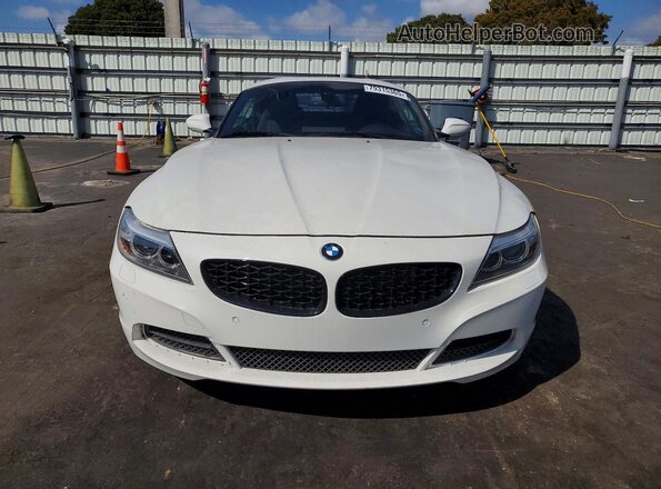 WBALL5C5XG5A20343 2016 BMW Z4 White Widok z przodu