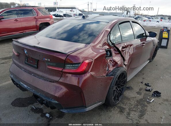 WBS13HJ02SFT95915 2025 BMW M3 Red Trasero derecho