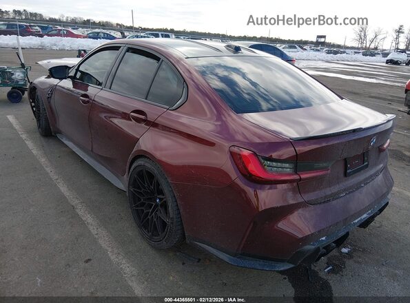 WBS13HJ02SFT95915 2025 BMW M3 Red Trasero izquierdo