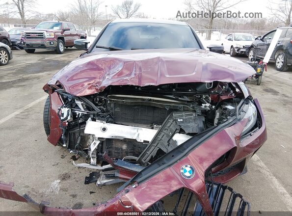 WBS13HJ02SFT95915 2025 BMW M3 Red Vista del cuadro de instrumentos