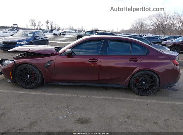 WBS13HJ02SFT95915 2025 BMW M3 Red Vista interior de 360 grados