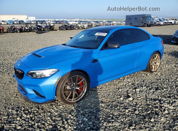 WBS1J3C08L7H04727 2020 BMW M2 Blue Przód lewy