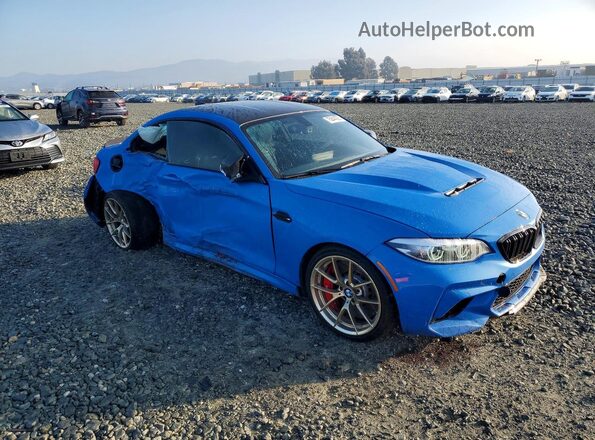 WBS1J3C08L7H04727 2020 BMW M2 Blue Przód prawy