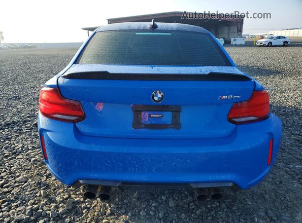 WBS1J3C08L7H04727 2020 BMW M2 Blue Widok z tyłu