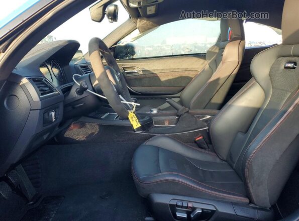 WBS1J3C08L7H04727 2020 BMW M2 Blue Widok wnętrza z przodu