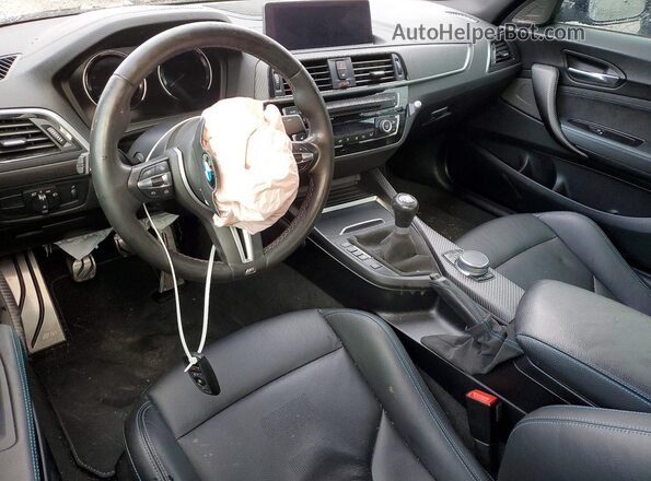 WBS2U7C03L7E40500 2020 BMW M2 Gray Widok deski rozdzielczej