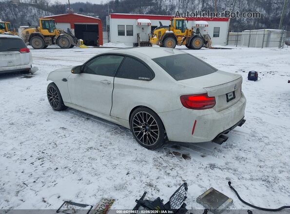 WBS2U7C06L7E14814 2020 BMW M2 Белый Задняя левая четверть