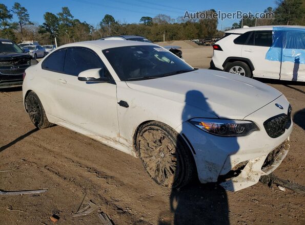 WBS2U7C0XL7D74480 2020 BMW M2 Белый Передняя правая четверть
