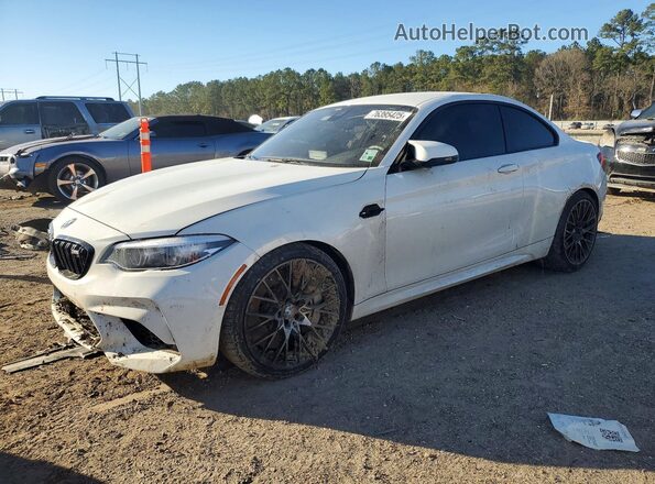 WBS2U7C0XL7D74480 2020 BMW M2 Белый Передняя левая четверть