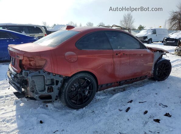 WBS2U7C59K7D30044 2019 BMW M2 Красный Задняя правая четверть