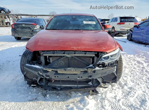 WBS2U7C59K7D30044 2019 BMW M2 Красный Вид спереди
