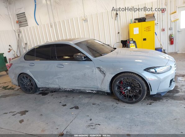 WBS33AY00RFT40606 2024 BMW M3 Серый Вид щитка приборов
