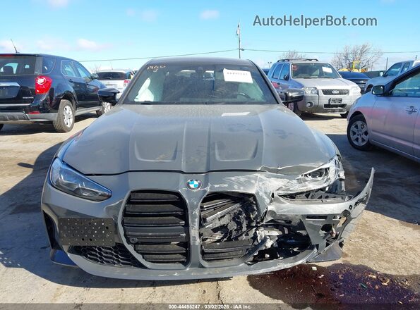 WBS33AY05RFT26894 2024 BMW M3 Gray Widok zestawu wskaźników