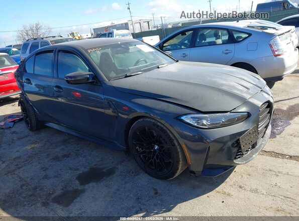 WBS33AY05RFT26894 2024 BMW M3 Gray Przód prawy