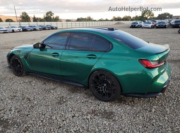 WBS33AY08PFN61772 2023 BMW M3 Green Tył lewy
