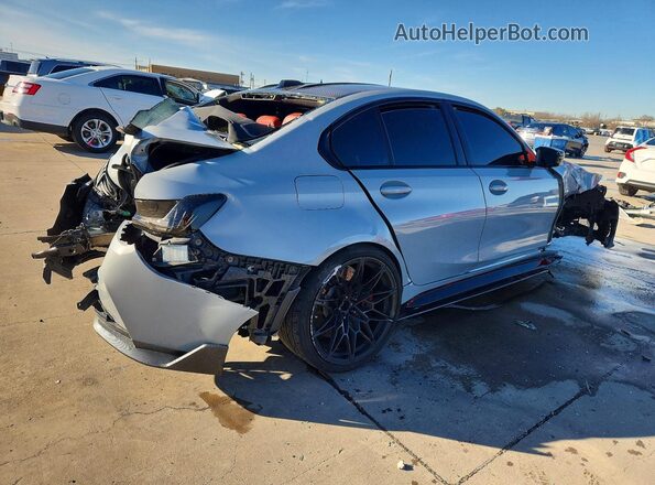 WBS33AY08PFR25155 2023 BMW M3 Серый Задняя правая четверть