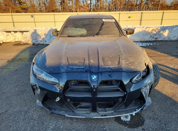WBS33AY0XMFK79094 2021 BMW M3 Black Widok z przodu