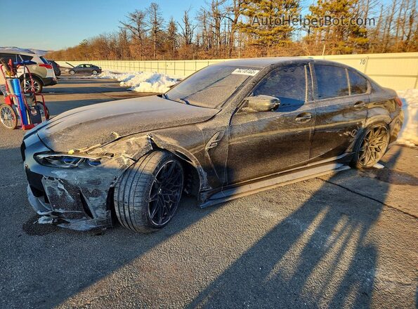 WBS33AY0XMFK79094 2021 BMW M3 Black Przód lewy