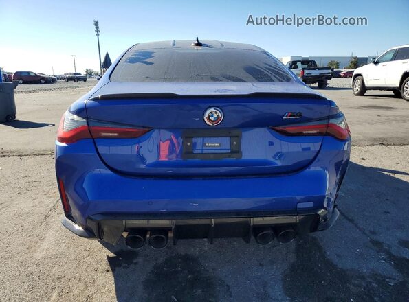 WBS33AZ01PCM12653 2023 BMW M4 Синий Вид сзади