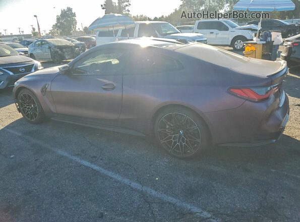 WBS33AZ02RCN79431 2024 BMW M4 Purple უკანა მარცხენა