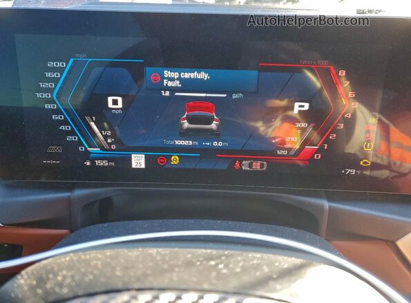 WBS33AZ02RCN79431 2024 BMW M4 Purple ხელსაწყოთა პანელის ხედი