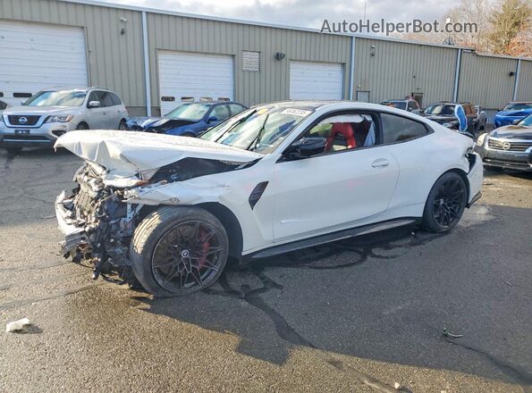WBS33AZ03RCP33242 2024 BMW M4 Белый Передняя левая четверть