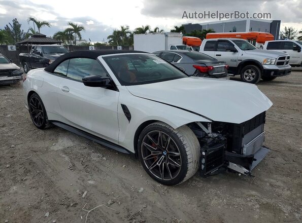 WBS33BA01RCP31314 2024 BMW M4 Белый Передняя правая четверть
