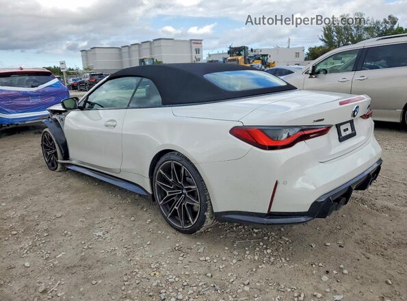 WBS33BA01RCP31314 2024 BMW M4 Белый Задняя левая четверть