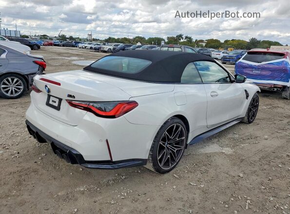 WBS33BA01RCP31314 2024 BMW M4 Белый Задняя правая четверть
