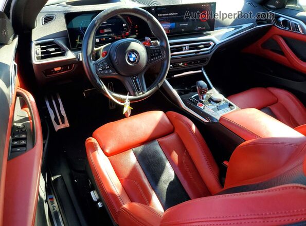 WBS33BA02RCP24436 2024 BMW M4 White Առջևի վահանակի տեսք