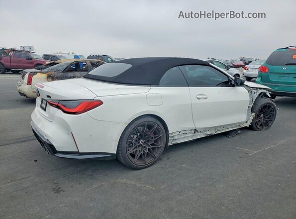WBS33BA04PCL22253 2023 BMW M4 White Trasero derecho