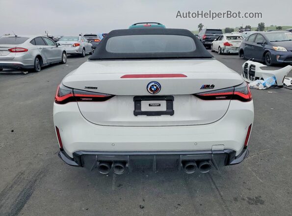 WBS33BA04PCL22253 2023 BMW M4 White Vista trasera