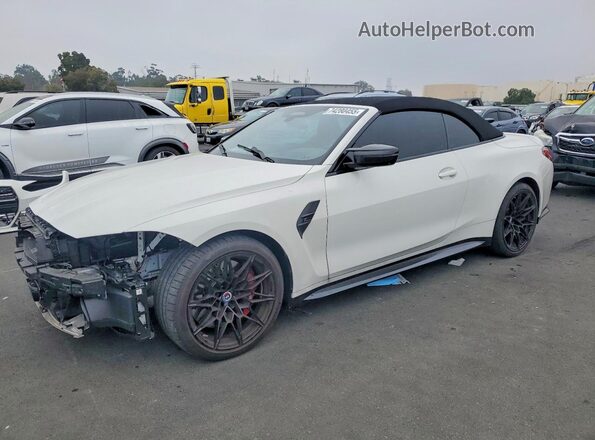 WBS33BA04PCL22253 2023 BMW M4 White Vista tres cuartos delantera izquierda