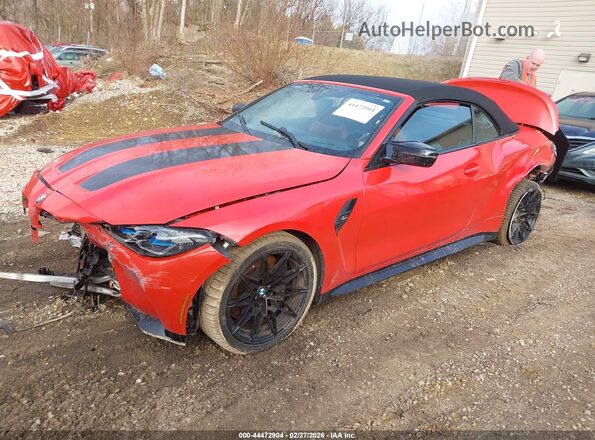 WBS33BA08RCP12811 2024 BMW M4 Красный Передняя левая четверть