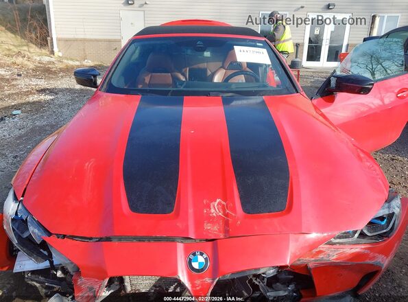 WBS33BA08RCP12811 2024 BMW M4 Красный Вид сзади