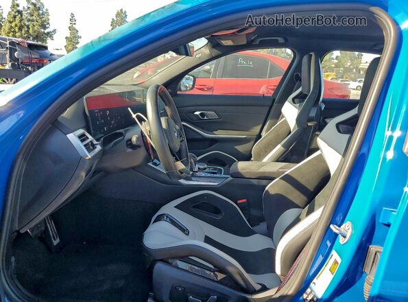 WBS33HJ07SFU28948 2025 BMW M3 Синий Вид салона спереди