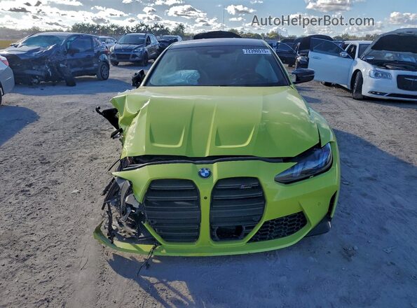 WBS33HK01SCS44332 2025 BMW M4 Green Vista frontal