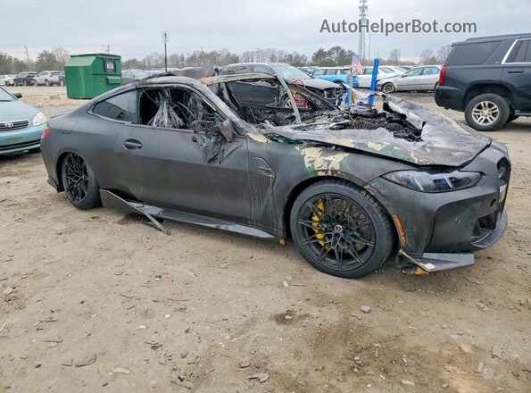 WBS33HK01SCU09943 2025 BMW M4 Черный Передняя правая четверть