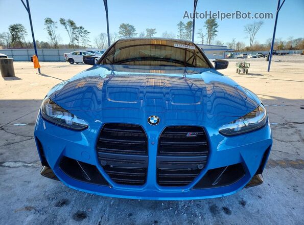 WBS33HK08SCU35293 2025 BMW M4 Синий Вид спереди