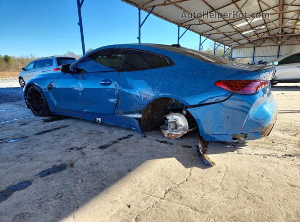 WBS33HK08SCU35293 2025 BMW M4 Синий Задняя левая четверть